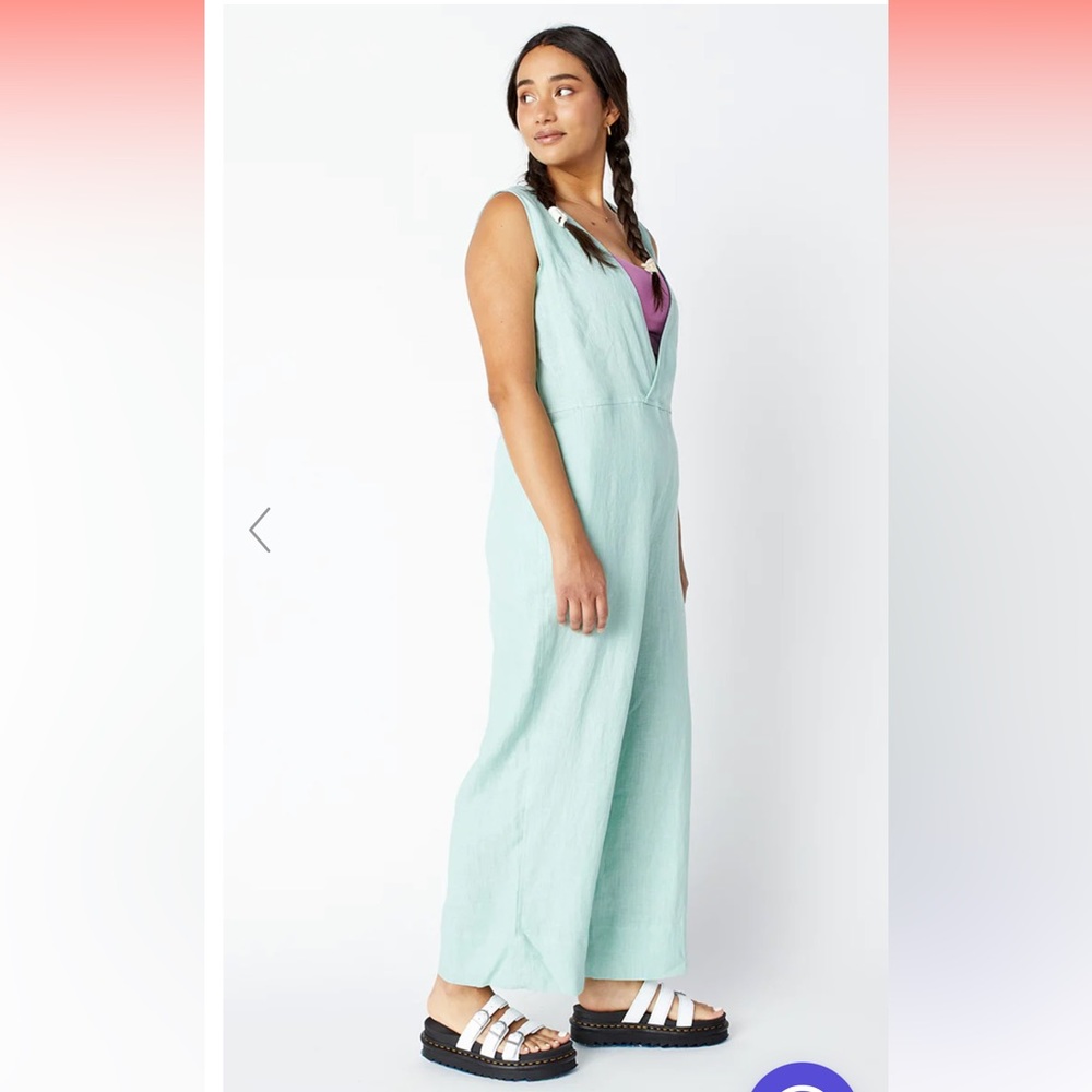 NWT Back Beat Co. Brooklyn Linen Jumpsuit